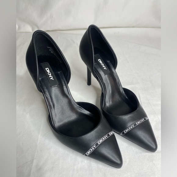 DKNY Rosetta Dorsay Black Pump New 6M - Picture 4 of 9